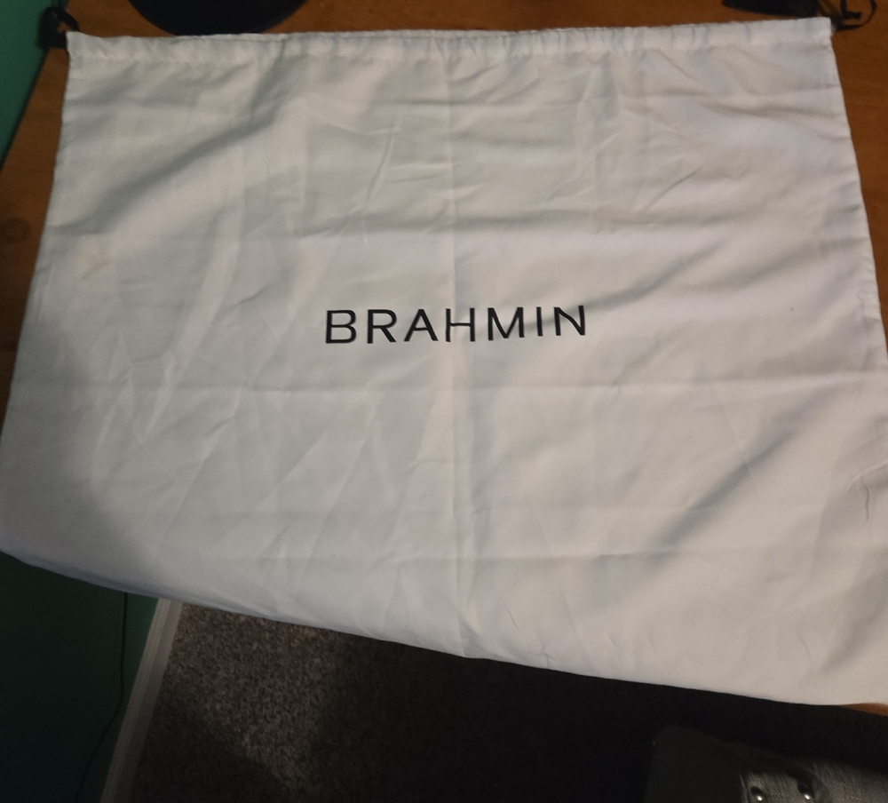 Brahmin Elegant White Dust Bag